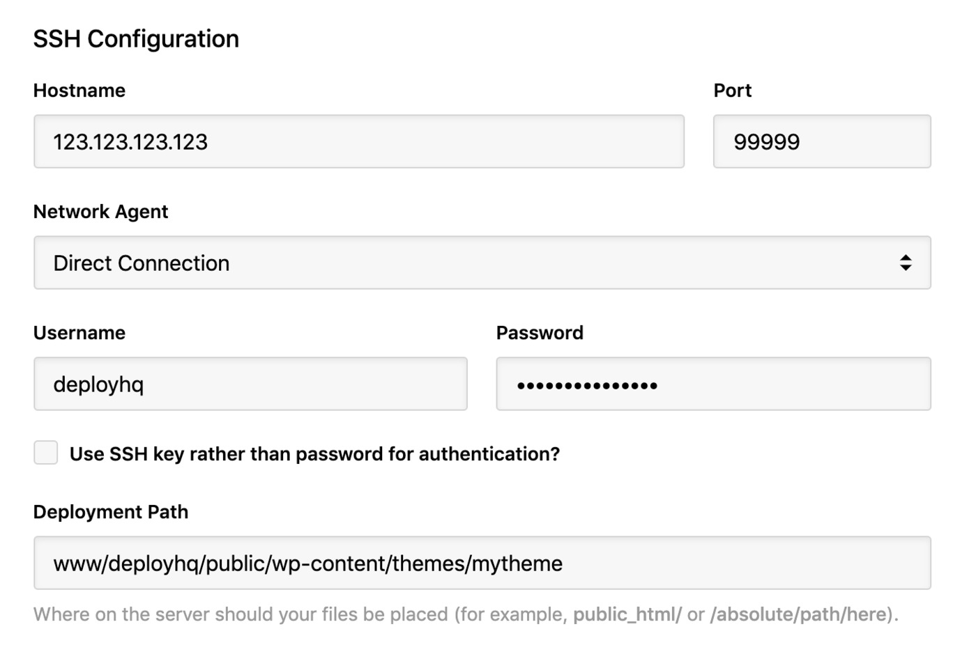 Kinsta - SSH connection details