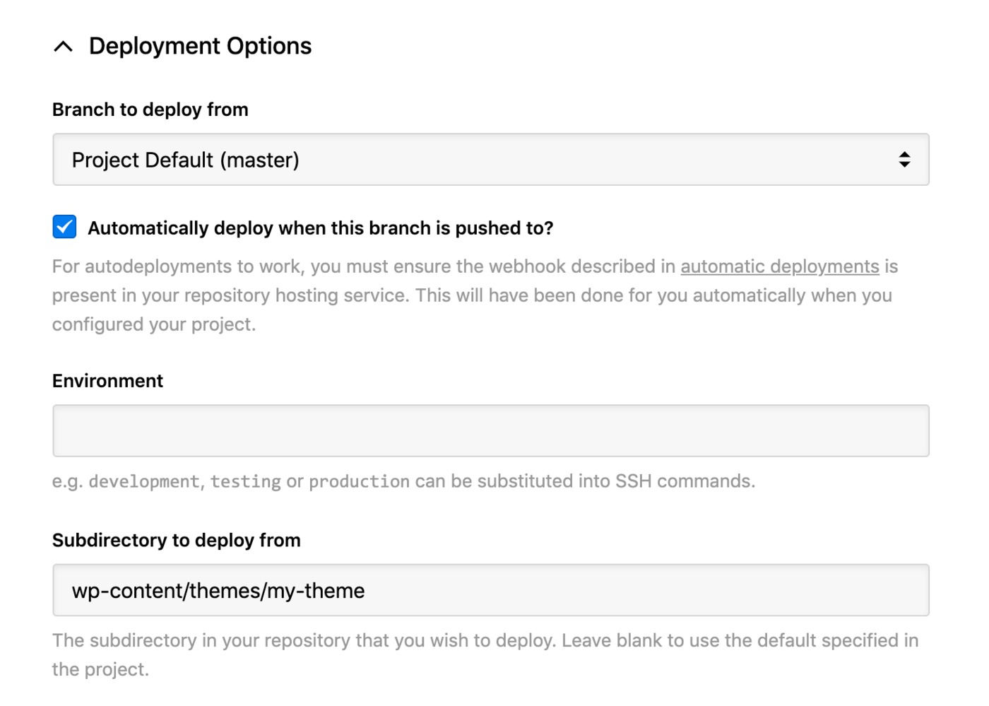 Flywheel - deployment options