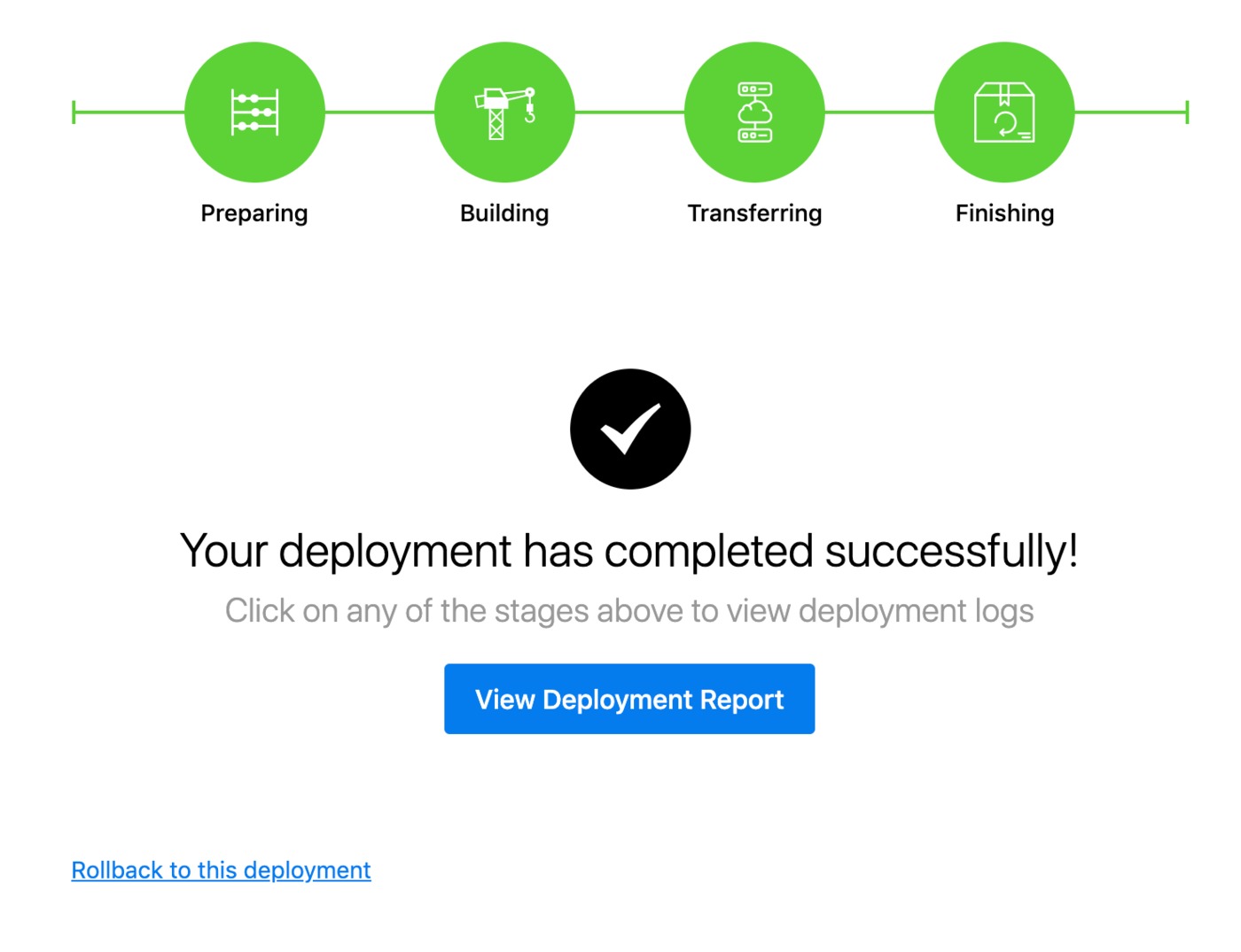 Rollback a deployment