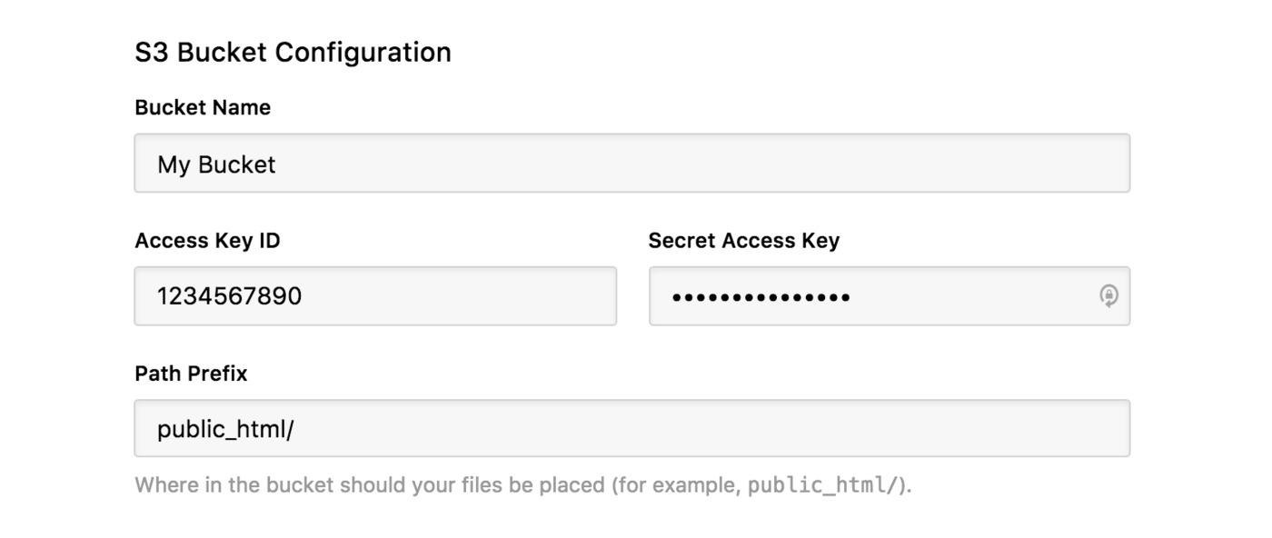 allow to configure s3 subpath (bucket prefix configuration