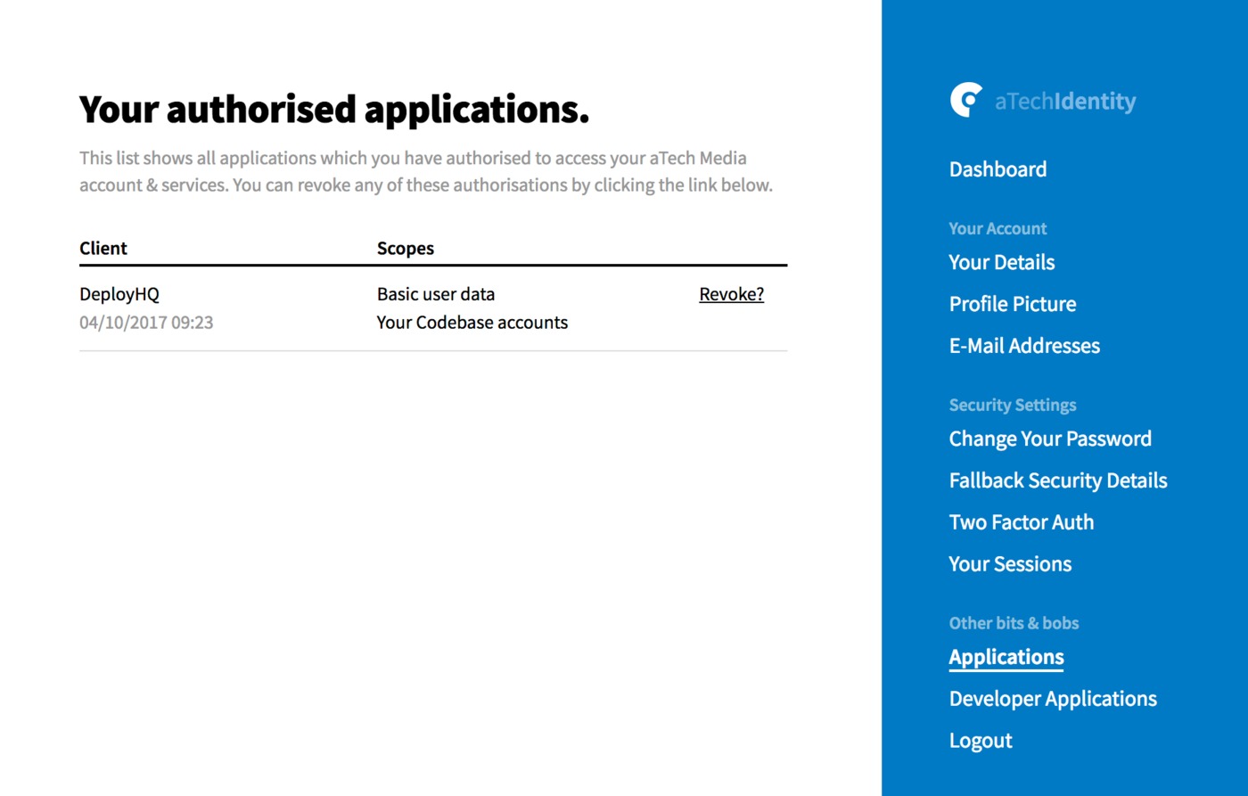 Revoke aTech Identity