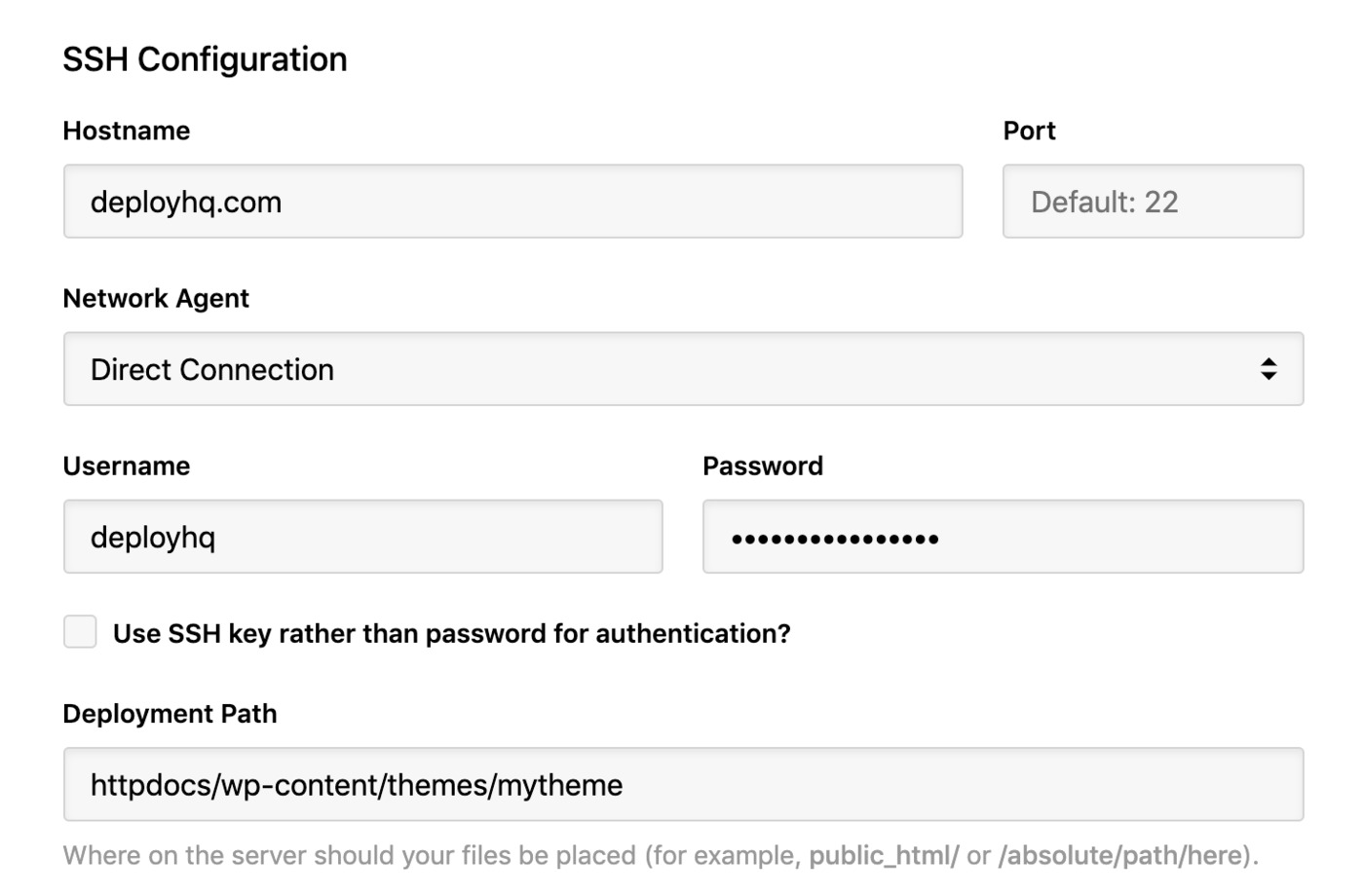 34SP - SSH details