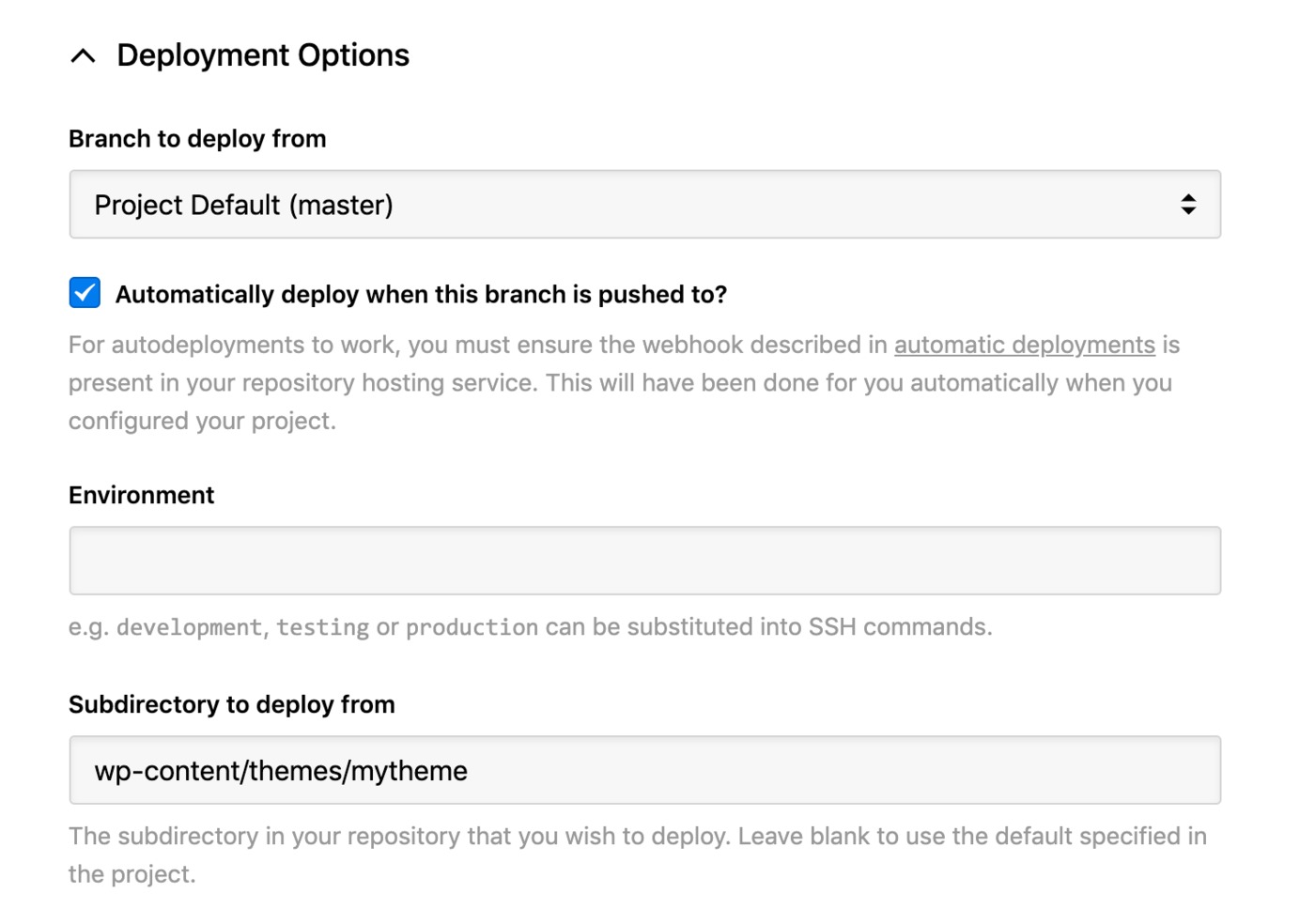 Krystal - deployment options